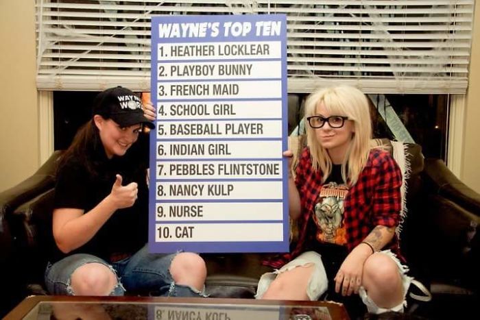 Gender Bend Wayne And Garth. Party On