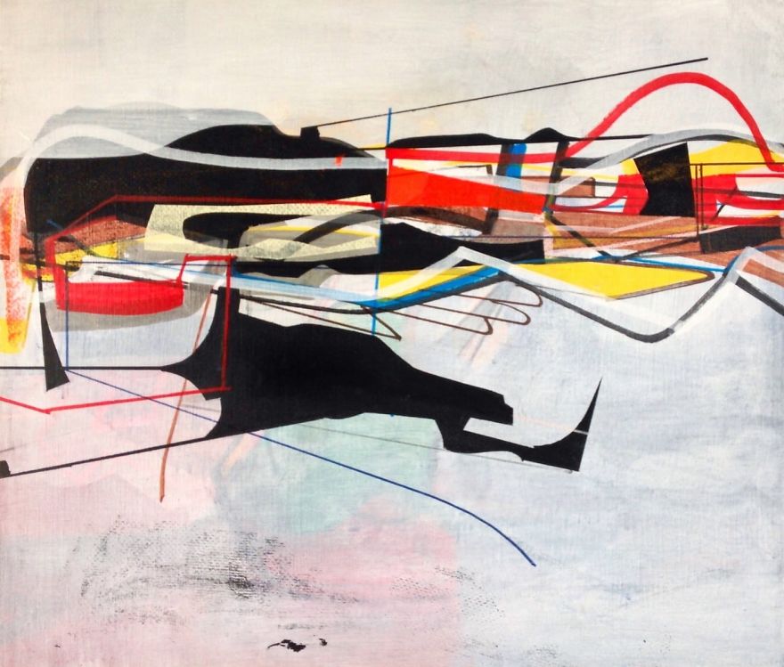 Original Abstract Paintings Filled With Colour