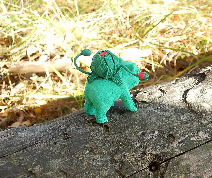 I Made This Pokemon Bulbasaur Figurine Out Of Clay