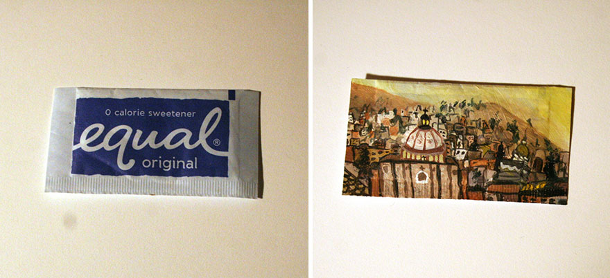 I Paint Things I Steal From Restaurants