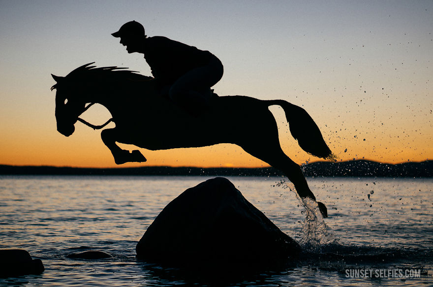 I Turn Simple Cardboard Cutouts Into Magical Horse Silhouettes
