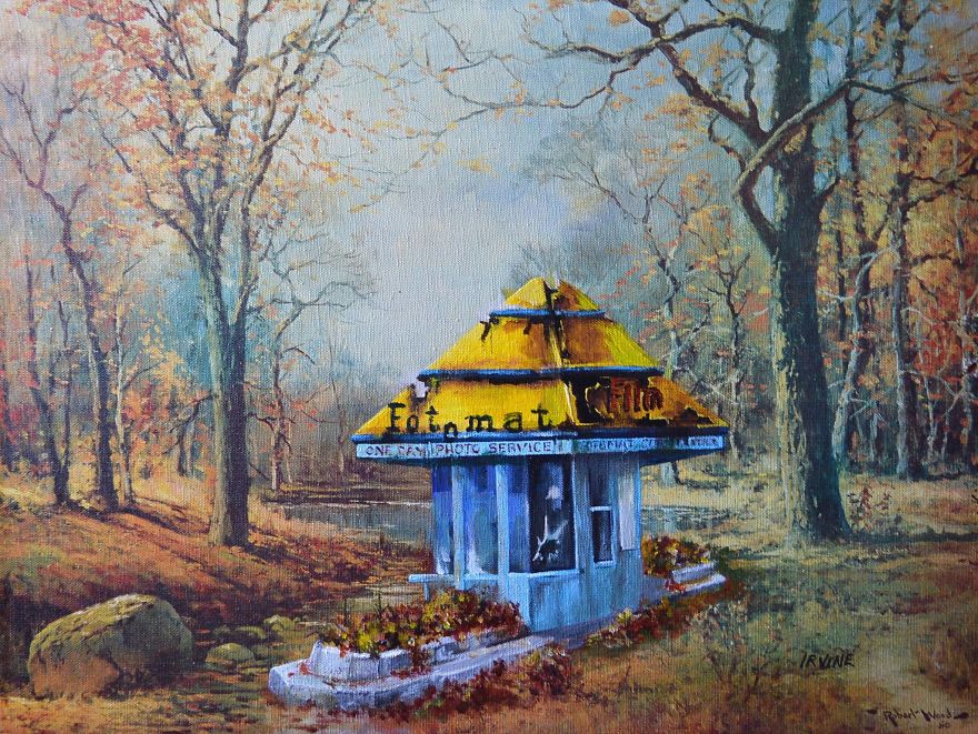 I Buy Paintings From Thrit Stores And Add A Personal Touch To Them