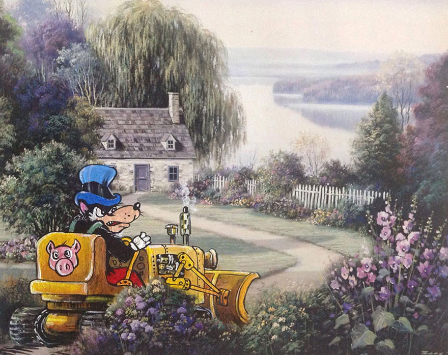 I Buy Paintings From Thrit Stores And Add A Personal Touch To Them