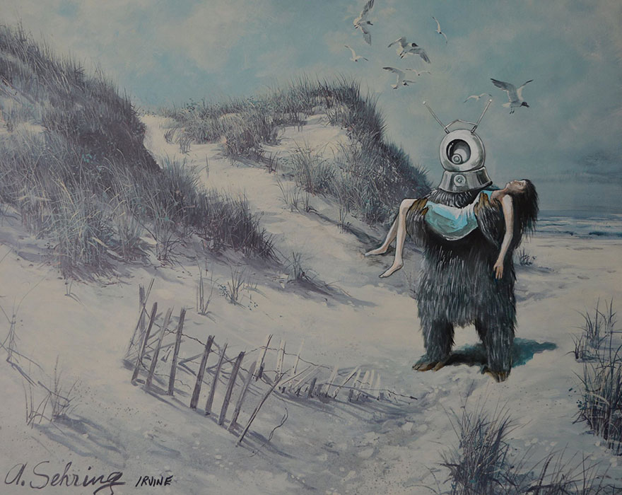 I Buy Paintings From Thrit Stores And Add A Personal Touch To Them