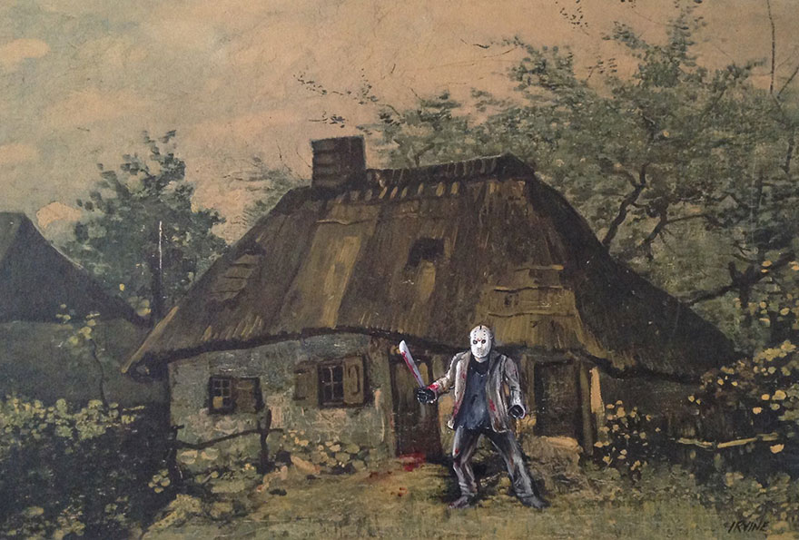 I Buy Paintings From Thrit Stores And Add A Personal Touch To Them