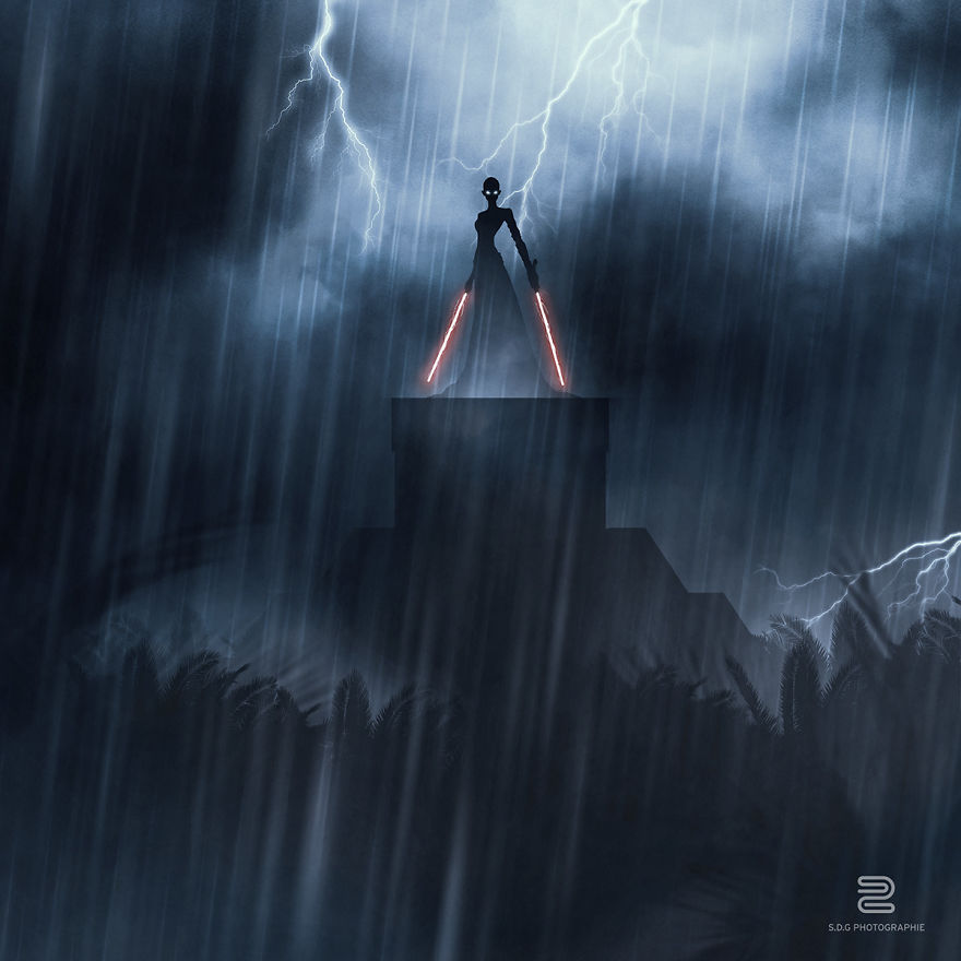 Star Wars Planets That I Made By Photographing Action Figures