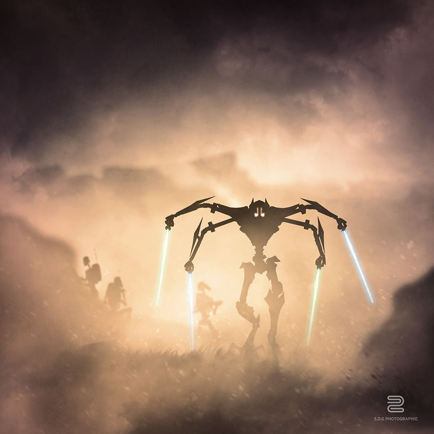 Star Wars Planets That I Made By Photographing Action Figures