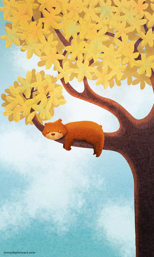 I Express My Love For Autumn Through My Art