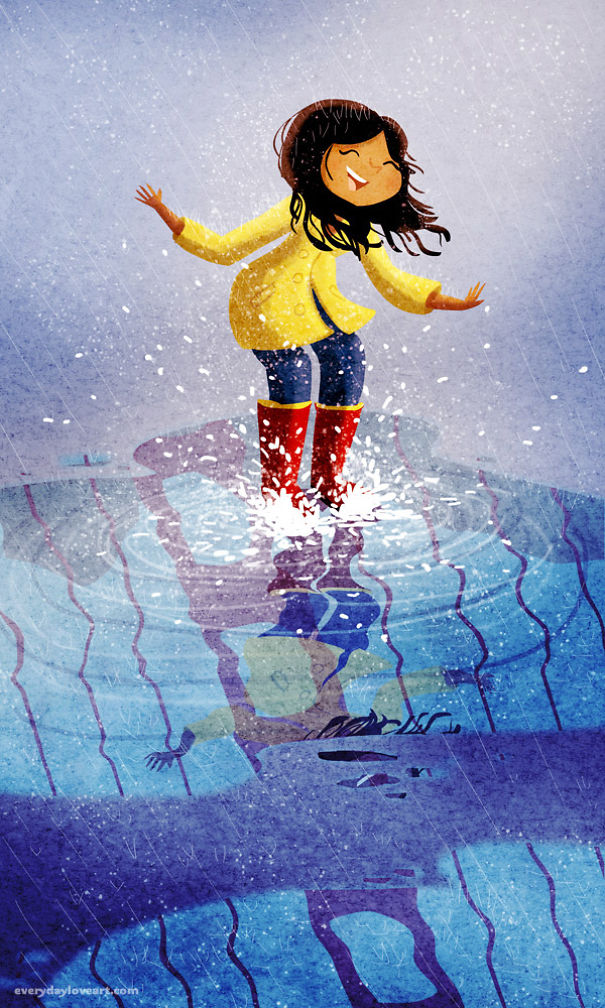 I Express My Love For Autumn Through My Art