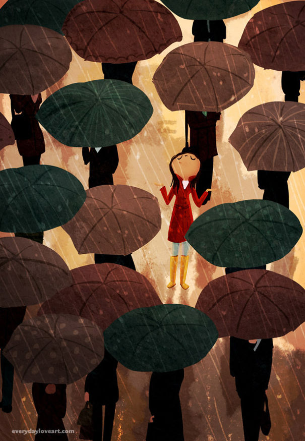 I Express My Love For Autumn Through My Art