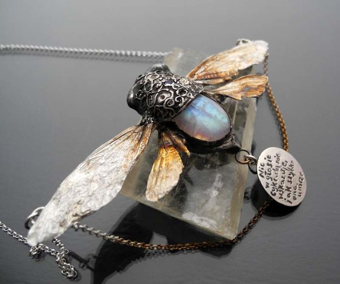 I Made A Wearable Fairytale Out Of Silver And Insects I Made A Wearable Fairytale Out Of Silver And Insects