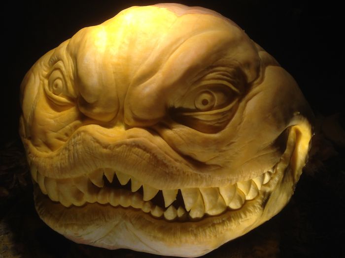 I Turn Pumpkins Into Freaks By Carving Them