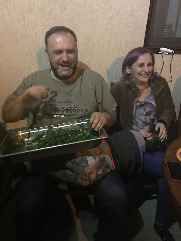 We've Heen Having A Grill At A Friend's House, It Took Us A Bit Longer But We Had To Eat Anyway