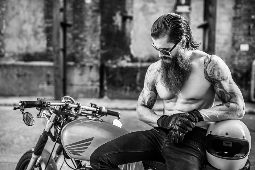 Muscle, Ink And Beard