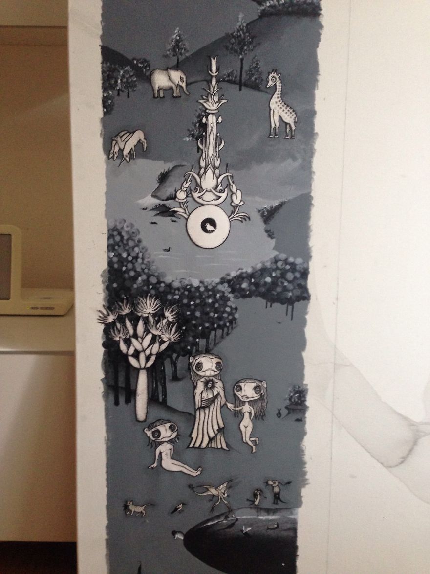 I Created My Own Version Of The Garden Of Earthly Delights Using Collage Technique I Created My Own Version Of The Garden Of Earthly Delights Using Collage Technique