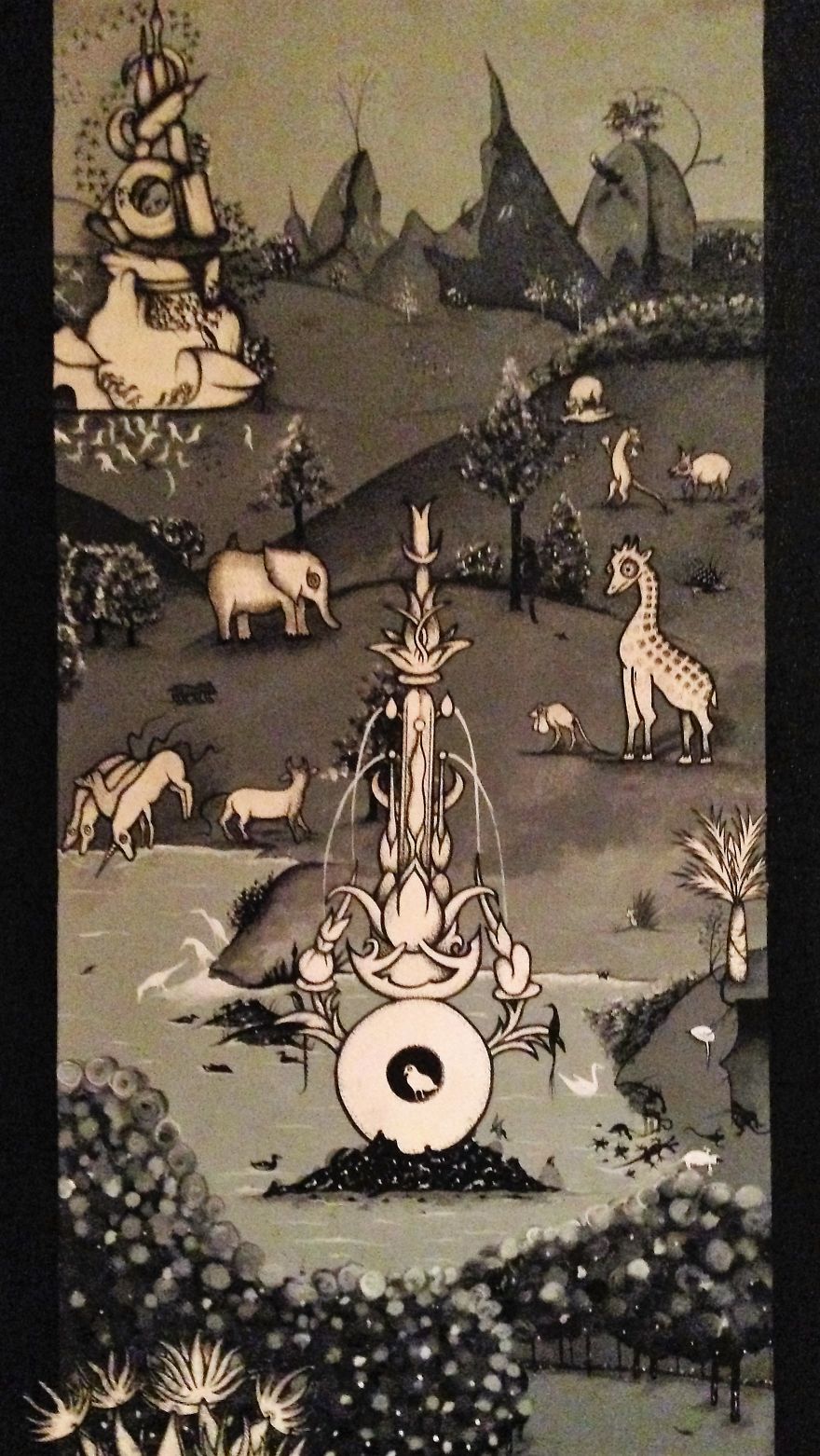 I Created My Own Version Of The Garden Of Earthly Delights Using Collage Technique I Created My Own Version Of The Garden Of Earthly Delights Using Collage Technique