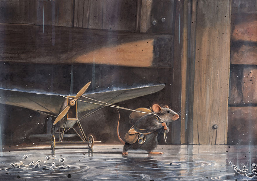 Illustrations Of The Incredible Adventures Of A Flying Mouse Illustrations Of The Incredible Adventures Of A Flying Mouse