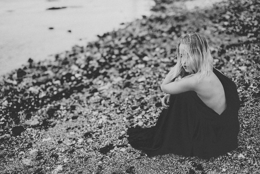 We Did It! Black Wedding Dress & Lava Rocks Wedding In Hawaii We Did It! Black Wedding Dress & Lava Rocks Wedding In Hawaii