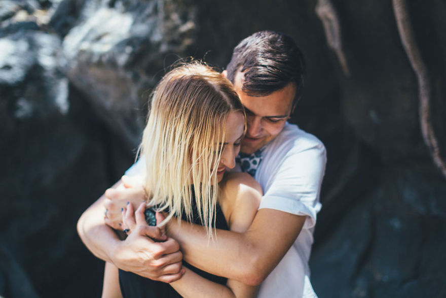 We Did It! Black Wedding Dress & Lava Rocks Wedding In Hawaii We Did It! Black Wedding Dress & Lava Rocks Wedding In Hawaii