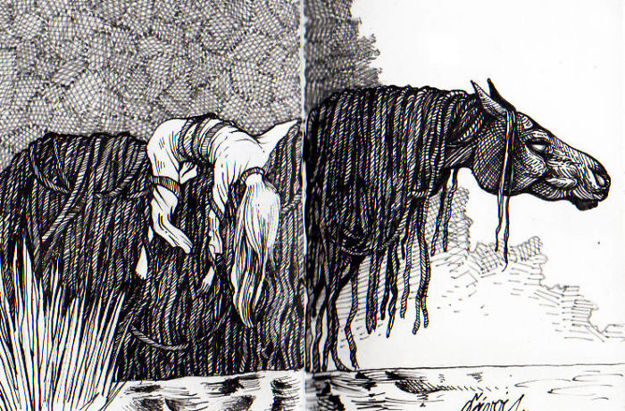 I Make Small Haunted Drawings For Inktober