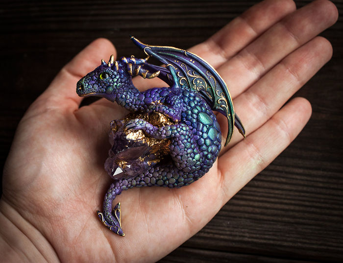 Magical Jewelry And
Creatures From Polymer Clay And Minerals