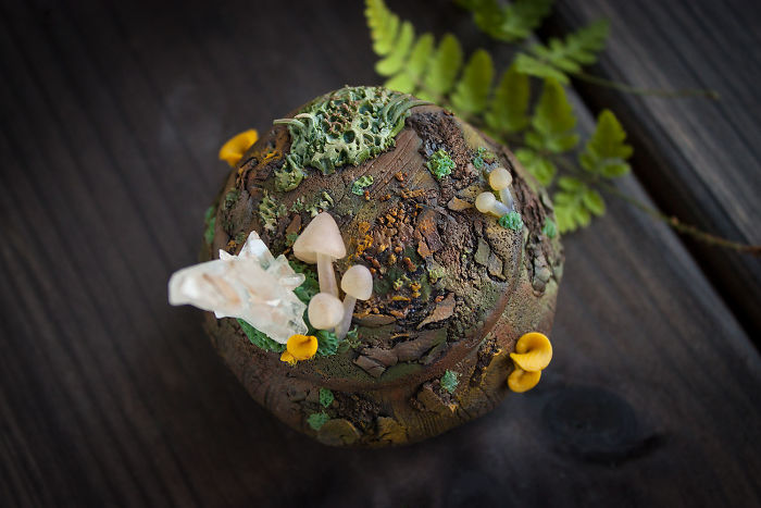 Magical Jewelry And
Creatures From Polymer Clay And Minerals