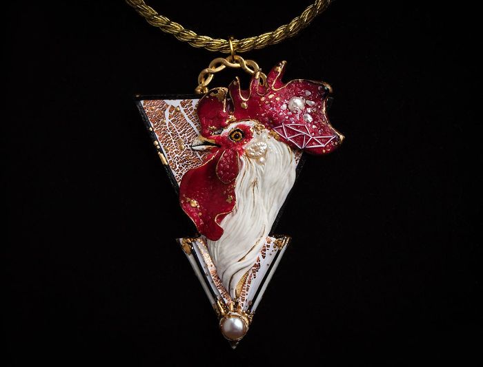 Magical Jewelry And
Creatures From Polymer Clay And Minerals