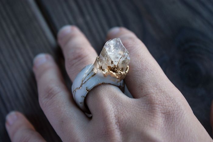 Magical Jewelry And
Creatures From Polymer Clay And Minerals