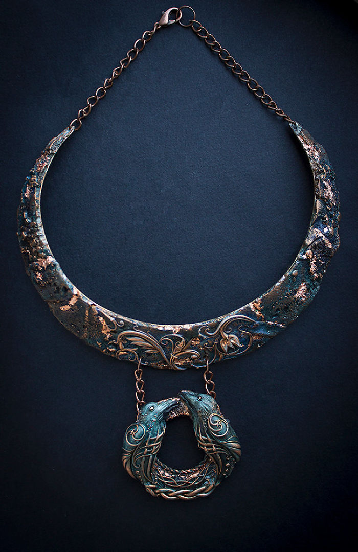 Magical Jewelry And
Creatures From Polymer Clay And Minerals