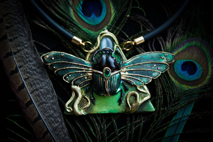 Magical Jewelry And
Creatures From Polymer Clay And Minerals