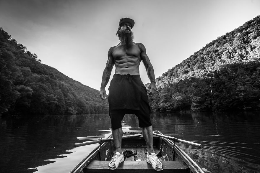 Muscle, Ink And Beard