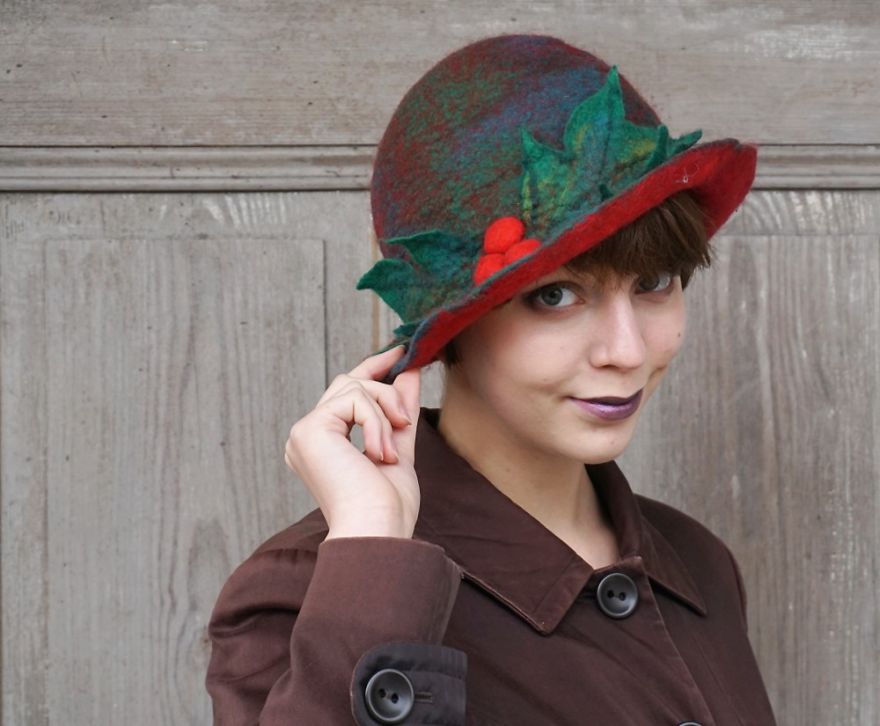 My Mother Is A Mad Hatter And Creates Amazing Wearable Pieces Of Art