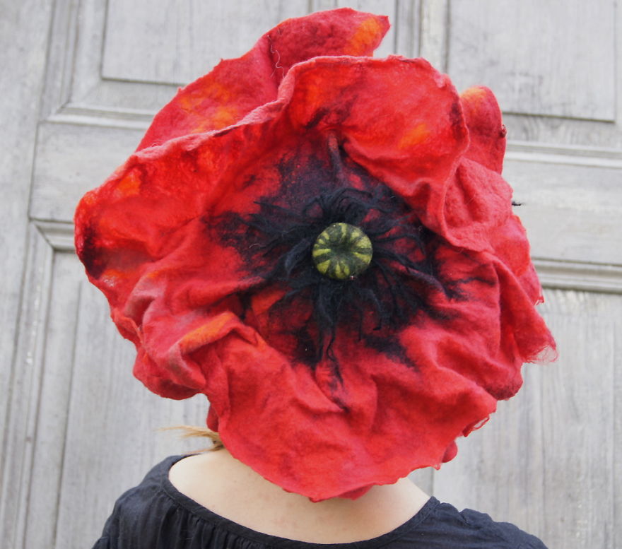 My Mother Is A Mad Hatter And Creates Amazing Wearable Pieces Of Art