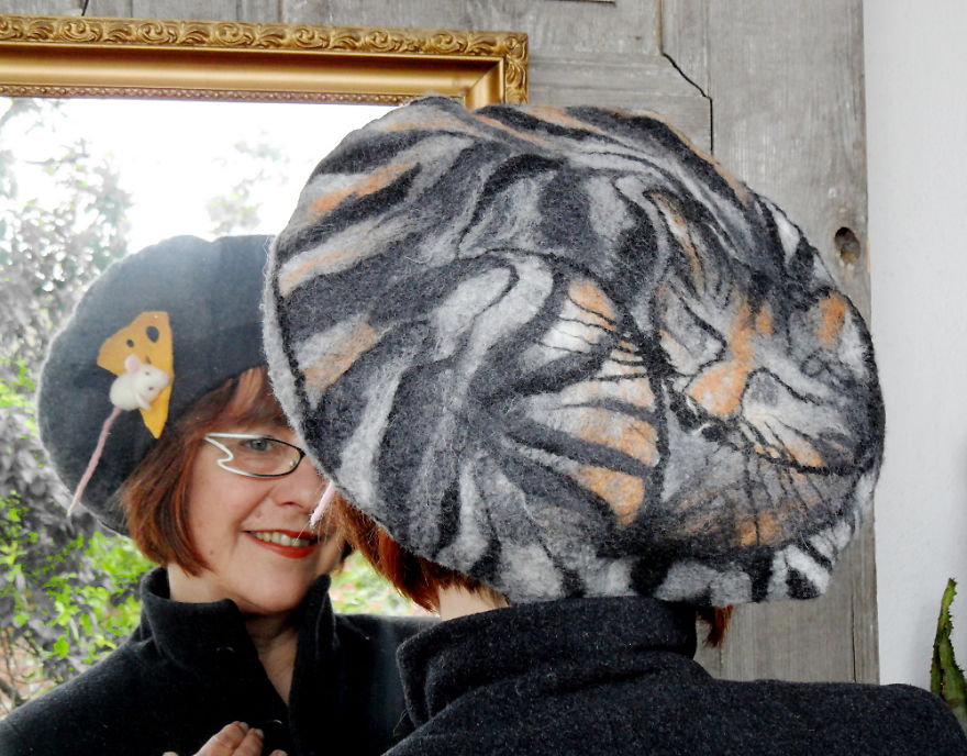 My Mother Is A Mad Hatter And Creates Amazing Wearable Pieces Of Art