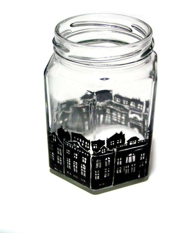 Old Bottles Illustrated With My Favorite Cities Old Bottles Illustrated With My Favorite Cities