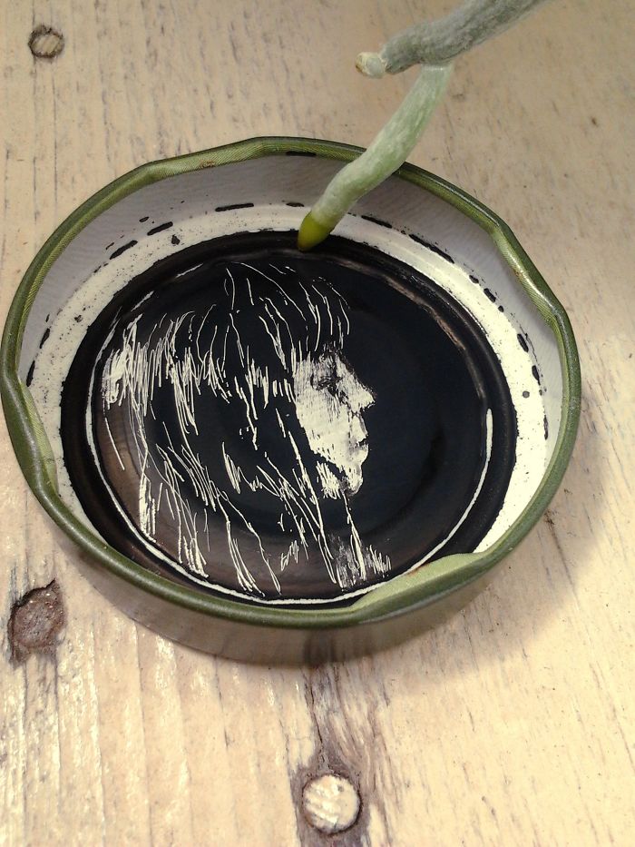 One Less Cap In The Trash! My China Ink Portraits On Bottle Caps