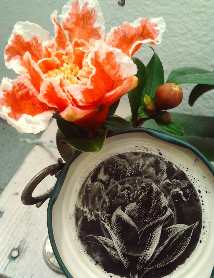 One Less Cap In The Trash! My China Ink Portraits On Bottle Caps