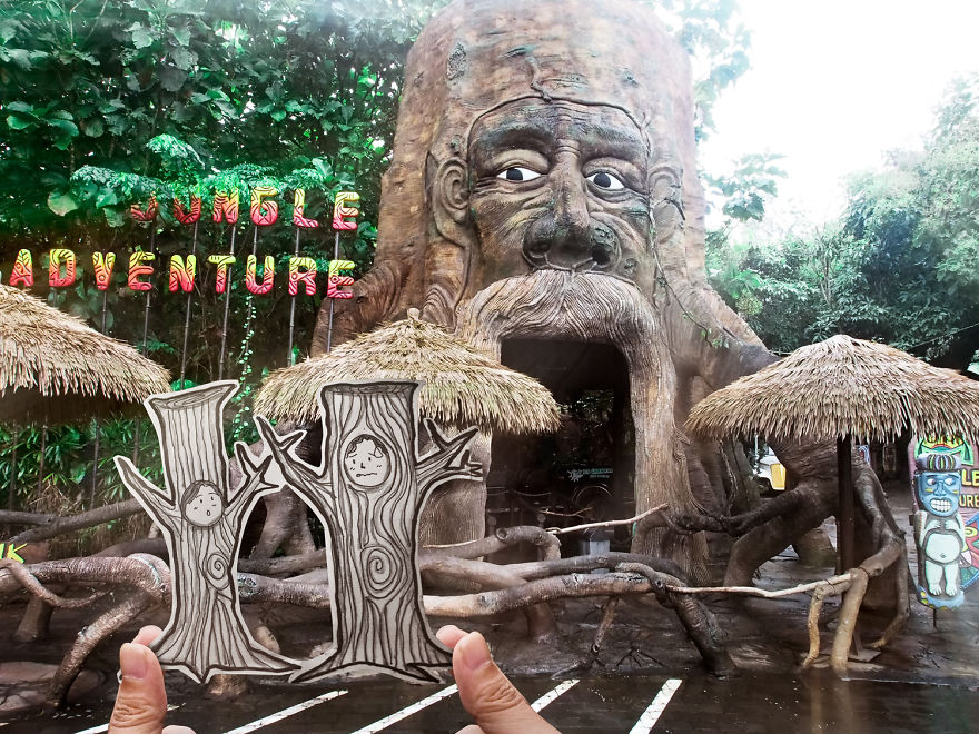 Abang & Neng Respect Nature By Putting Themselves On Their Feet