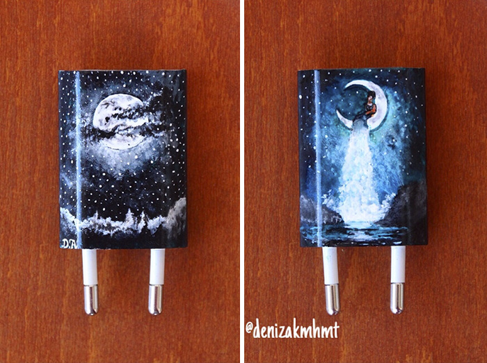 I Paint On iPhone Chargers Using Nail Polish (Part 2)