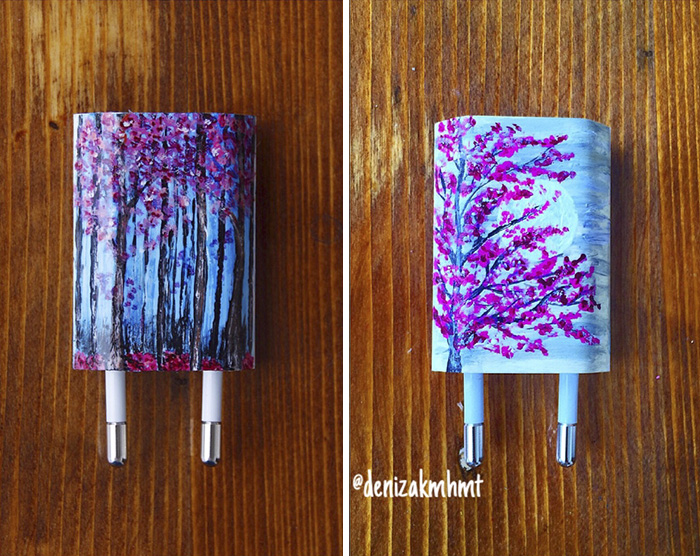 I Paint On iPhone Chargers Using Nail Polish (Part 2)