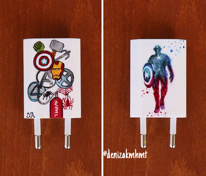 I Paint On iPhone Chargers Using Nail Polish (Part 2)