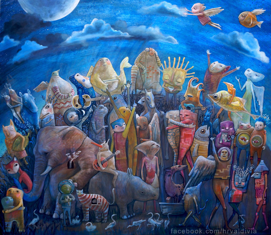 Paintings By Hector Valdivia