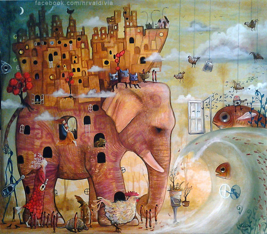 Paintings By Hector Valdivia