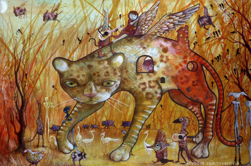 Paintings By Hector Valdivia