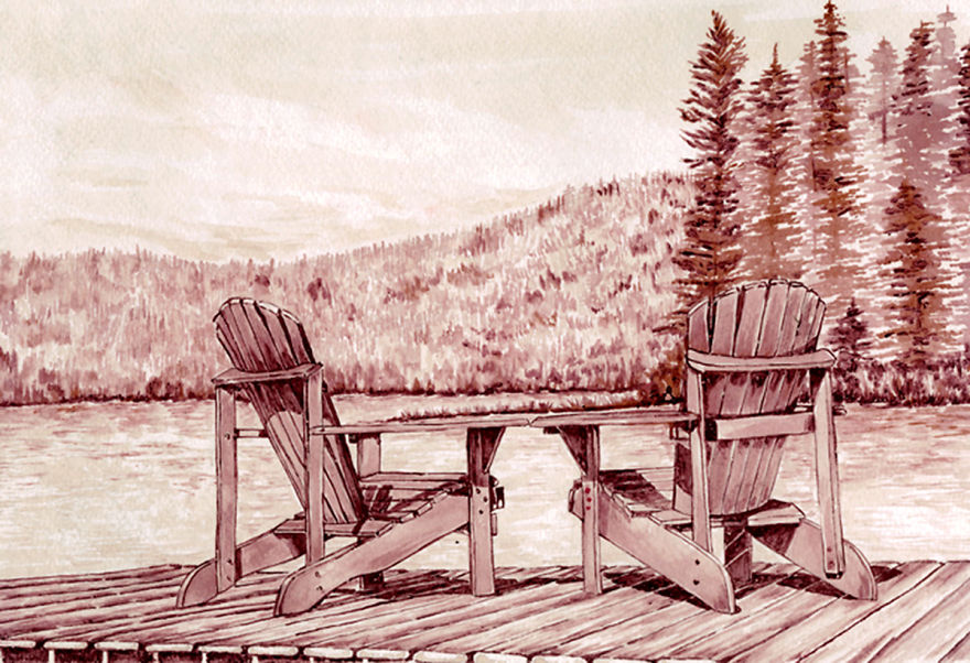 Tranquility. Wine: Pinot Noir