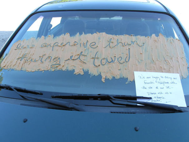 Passive-aggressive Parking Notes