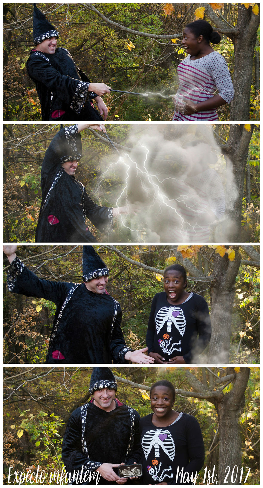 Magician Baby Announcement