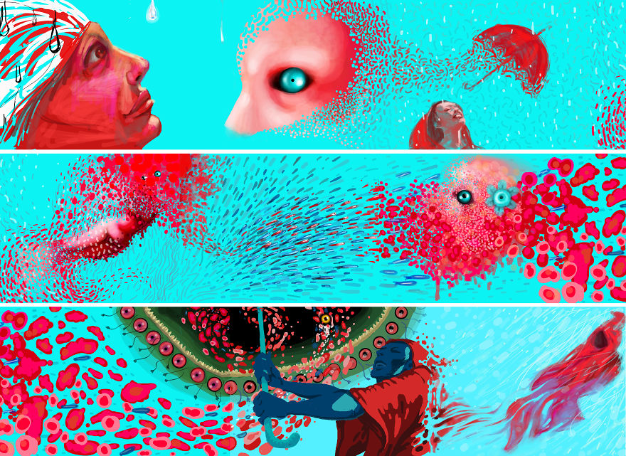 We Speak To Each Other Through Drawings.