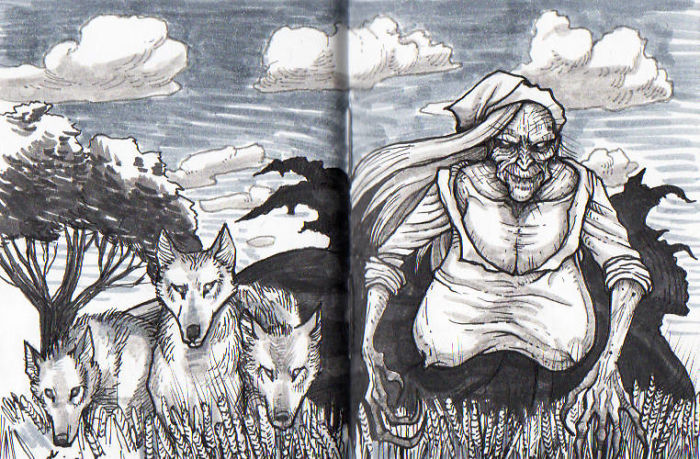 I Make Small Haunted Drawings For Inktober