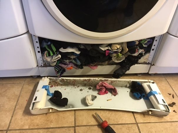 Turns Out Washing Machines Do Eat Socks, But There Were More Surprising Things That We Found&hellip;
